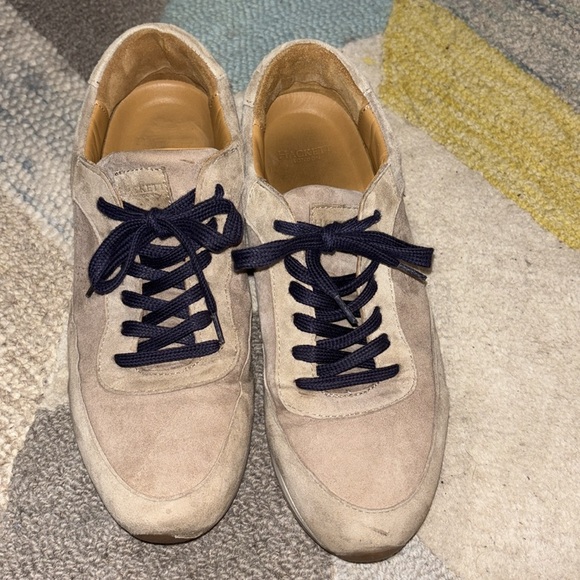 Men's 10 EUR 43 Hackett London suede athletic shoes - Picture 2 of 6